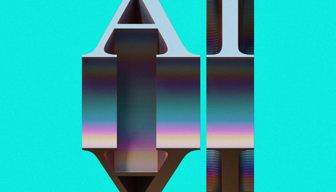 A blue background with the letter m in the middle of it