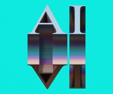 a blue background with A blue background with the letter m in the middle of it