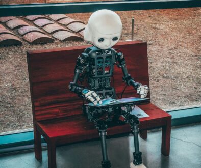 black and white robot API